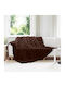 vidaXL Pătură Blănoasă Superdublă 240x270cm Camelopard