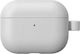 AmazingThing Case Leather with Hook in Gray color for Apple AirPods Pro 3