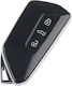 Husă Cheie Auto Smart Remote Compatibilă Vw Golf Mk8 Polo Tiguan Skoda Superb Octavia Seat Leon Ibiza Mqb 3 Butoane Neagră