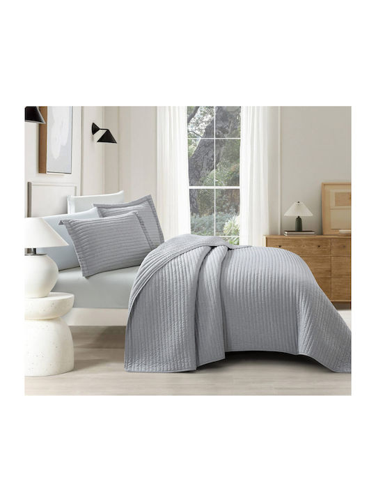 Liolios Home Покривало Полутораспално Lt Grey 180x240см