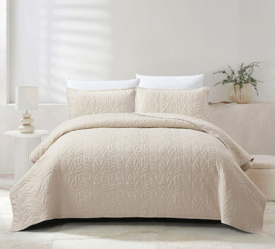 Liolios Home Fiona Σετ Κουβερλί Υπέρδιπλο Moonbeam 220x240cm