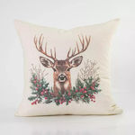 Borea Christmas Decorative Pillow Figure Beige ...