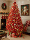 Rot Weihnachtsbaum 180x90cm