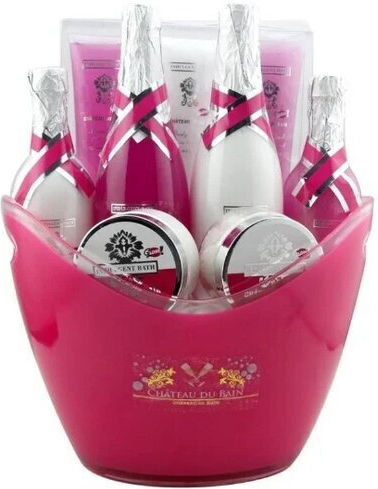 Gloss! Lily and Freesia Scented Bath Skin Care Set for Body Cleaning 9pcs