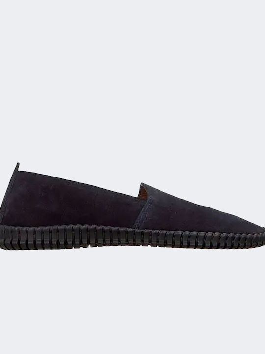 Kalogirou Suede Espadrilles Navy Blue