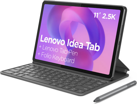 Lenovo Idea Tab 11Инчове (8GB/256GB/Lenovo Folio клавиатура + Lenovo Tab писалка) Сив