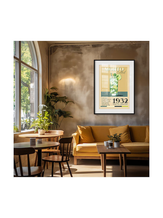 Poster Vintage Mojito Classic Cocktail Pst25383...