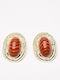 Desiree Earrings made of Retina with Stones
