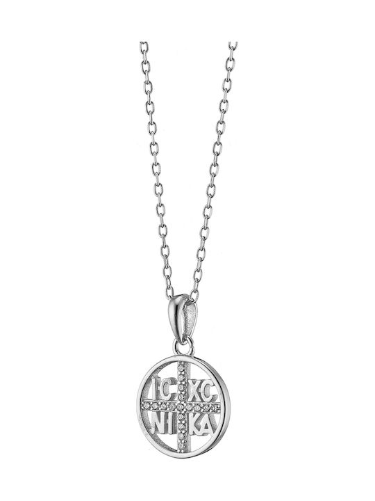 Oxzen Colier talisman Constantin Amulet cu Zirc...