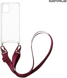 Silicone Case Strap Sonique Armor Clear Motorol...