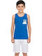 Defne Baby Kids' Undershirt Tank Top Blue