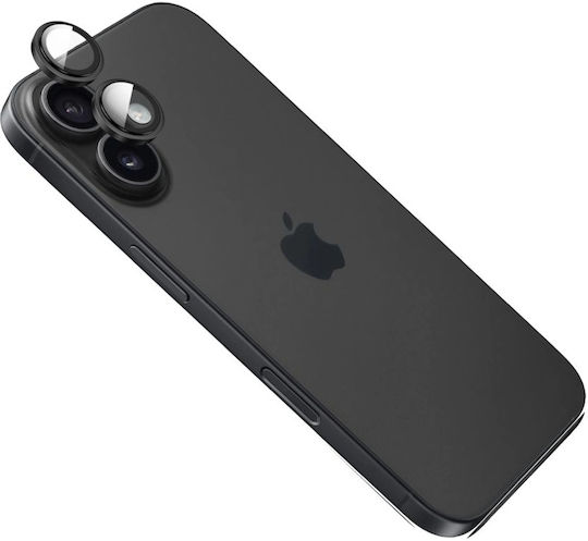 Fixed Kameraschutz Gehärtetes Glas Black für das Apple iPhone 17