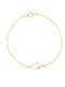 Daskalakis Women's Bracelet Handcuffs made of Gold 9K