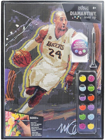 Nice Diamantiny Level Up Celebrities Δημιουργικό Σετ Μωσαϊκού “kobe” Πολύχρωμα 3d Διαμαντάκια 96452 8+ Ετών