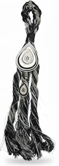 Suspendata Amulet Ochi Argintiu 2026 1buc