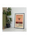 Poster Vintage Manhattan Classic Cocktail Pst25384 50cm X 70cm Κορνίζα Φυσικό Ξύλου Μπεζ