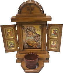 Iconostasul Triptic Suspendat 27 × 12 × 12 Cm