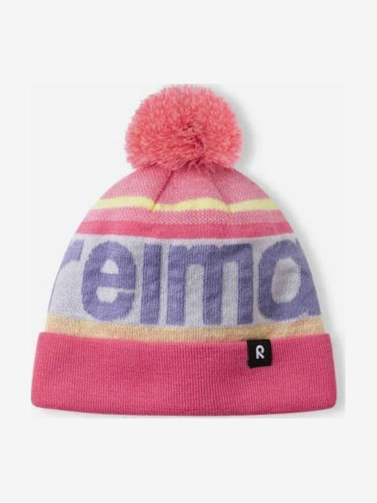 Reima Knitted Pink Kids Beanie