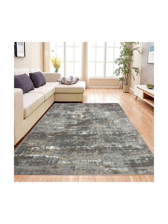 SpitiBazaar Χαλί Ορθογώνιο Γκρι 100x150cm