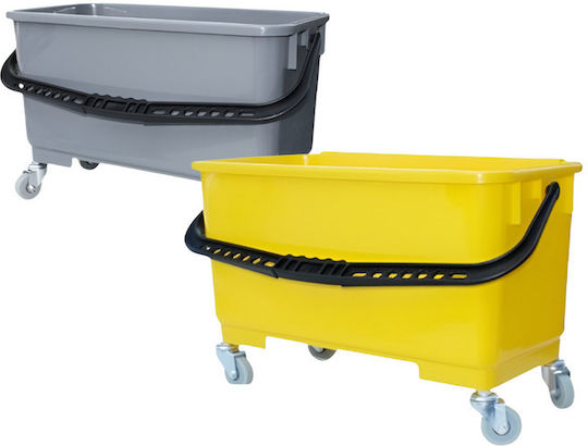 Mop Bucket Plastic Capacity 22lt Yellow