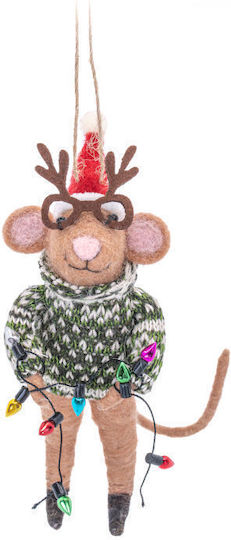 Hängender Filz-Maus-Weihnachtsbaumschmuck