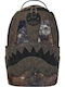 Sprayground Days Fur Coat Σχολική Τσάντα Πλάτης Πολύχρωμη με Θήκη για Παγούρι
