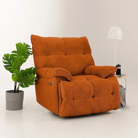Soft Electric Scaun de Relaxare Relaxează-te Tile Roșu 100x80x105cm
