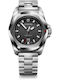 Victorinox I.n.o.x Ανδρικό Ρολόι 41mm Μπαταρίας με Ασημί Μεταλλικό Μπρασελέ