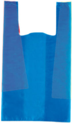 Plastic Packaging Bags Tank Top Type Blue 21x39cm 5000pcs