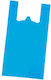 Plastic Packaging Bags Tank Top Type Blue 45x55cm 20kg