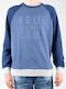 Kinder-Sweatshirt Blau Graphic Crew