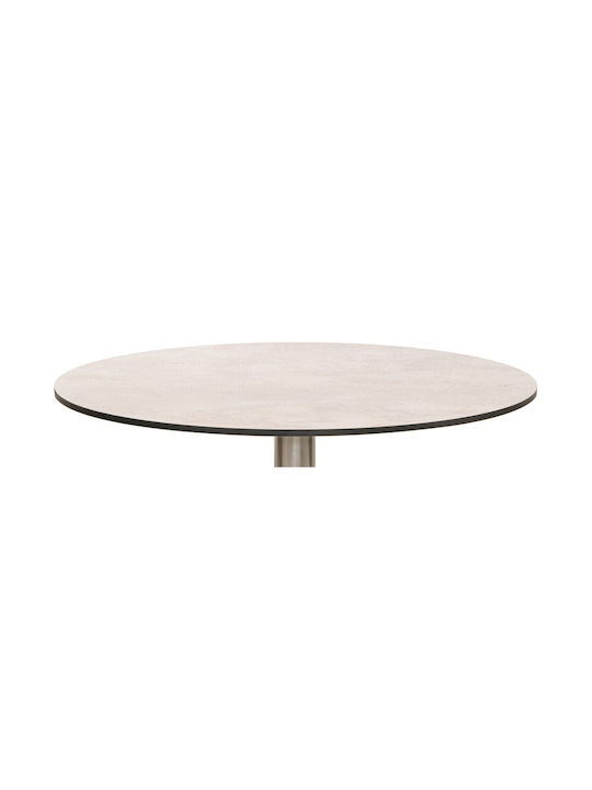 Lianos Round Table Surface HPL Beige 70x70cm 23915