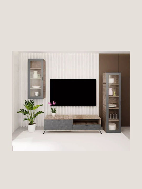 Unitate TV pentru sufragerie Ash - Black Stone
