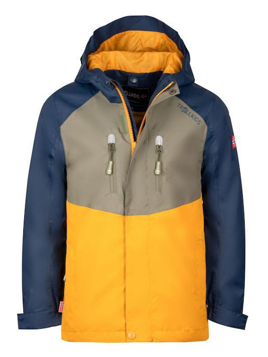 Kinder Freizeitjacke Winddicht Yellow