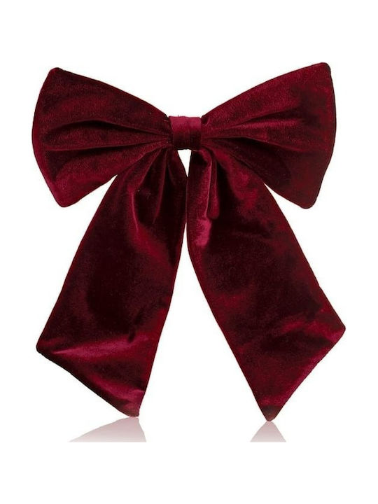 Handmade Christmas Velvet Burgundy Bow L 70*90cm