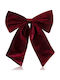 Handmade Christmas Velvet Burgundy Bow L 70*90cm