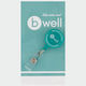 Bwell Badge Name Card Stand Teal