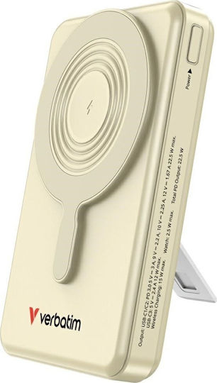 Verbatim Charge ‘n’ Go Power Bank 10000mAh 22.5W Power Delivery / Quick Charge 3.0 Χρυσό