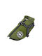 Denik Waterproof Dog Coat Fleece Lining & Support Straps Khaki XLarge Back Length 34cm