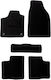 Car Mats Carpet Luxury Quality Black Fiat 500 Electric Model 2020-present 5 Pieces