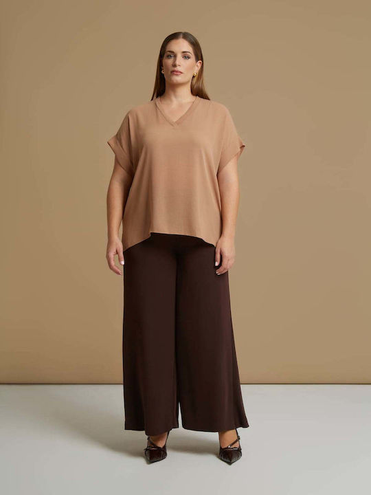 Mat Fashion Bluza Damă Esențială Mâneci Scurte ...