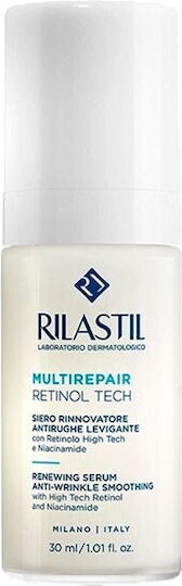 Rilastil Multirepair Retinol Tech Moisturizing & Anti-aging Serum Face with Retinol & Niacinamide for Detoxification & Firming 30ml