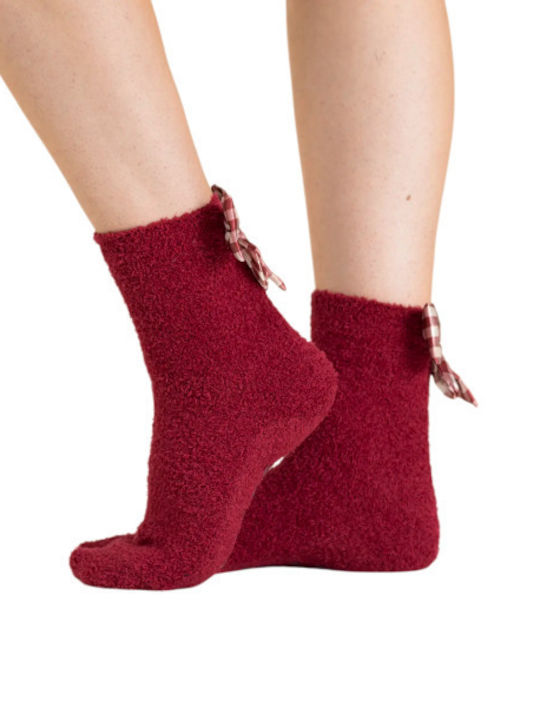 Noidinotte Дамски Чорапи Burgundy 1Пакет