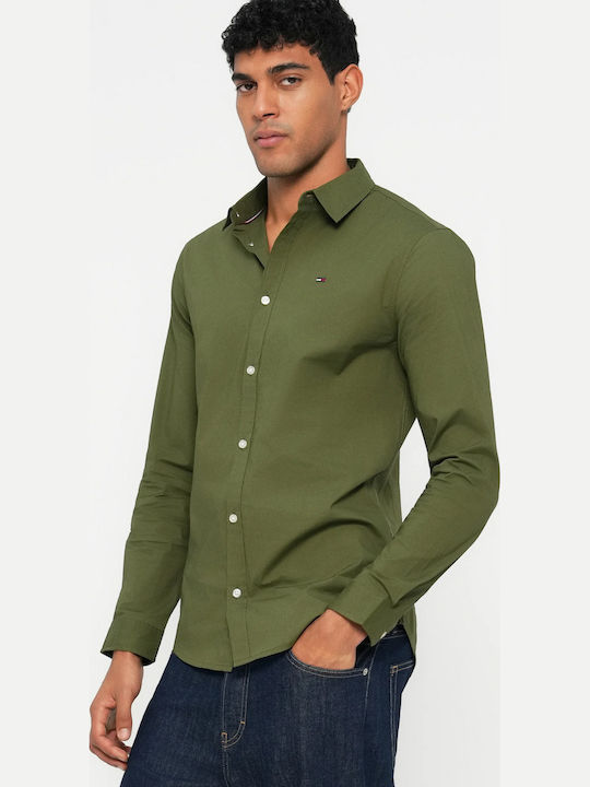 Tommy Hilfiger Μακρυμάνικo Πουκάμισο Dark Greenery
