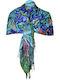 Damen Schal Blau