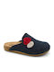 Anatomic Leather Women's Winter Slippers Blue