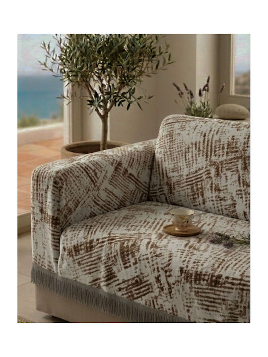 Kraft World Armchair Throw 180x220cm Ecru