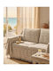 Kraft World Armchair Throw 180x180cm Ecru TUR11-180X180-Ecru