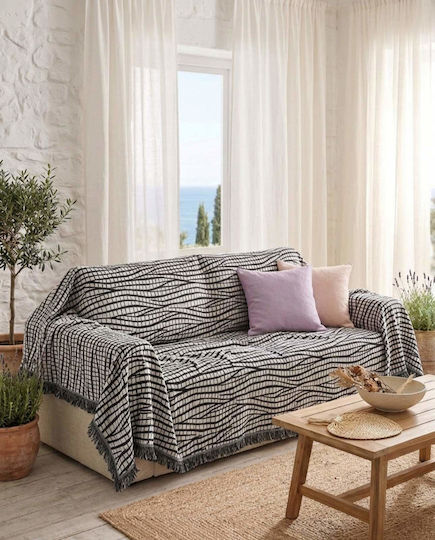 Kraft World Three-Seater Sofa Throw 180x300cm Dark Gray Kraft World Three-Seater Sofa Throw 180x300cm Dark Gray