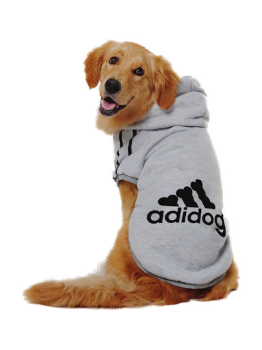 Denik Sweatshirt for Dogs Adidog Gray Xlarge Length 35cm